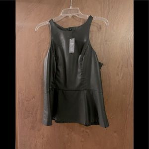 Express minus the leather peplum top